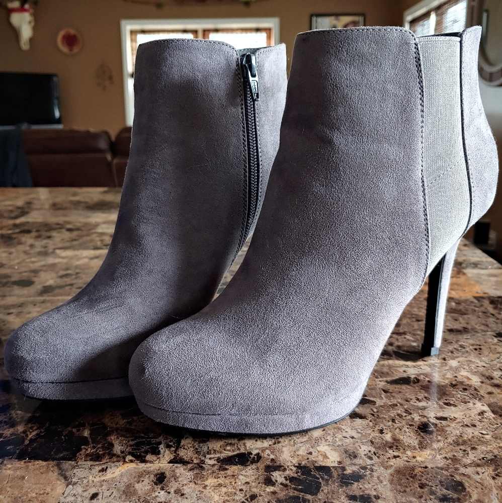 Reduced!!!Grey high heel booties